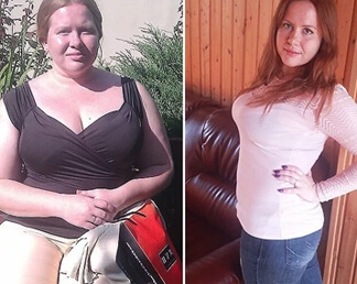 Steffi vor und nach Anwendung